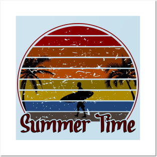 Summer Time Surf Posters and Art